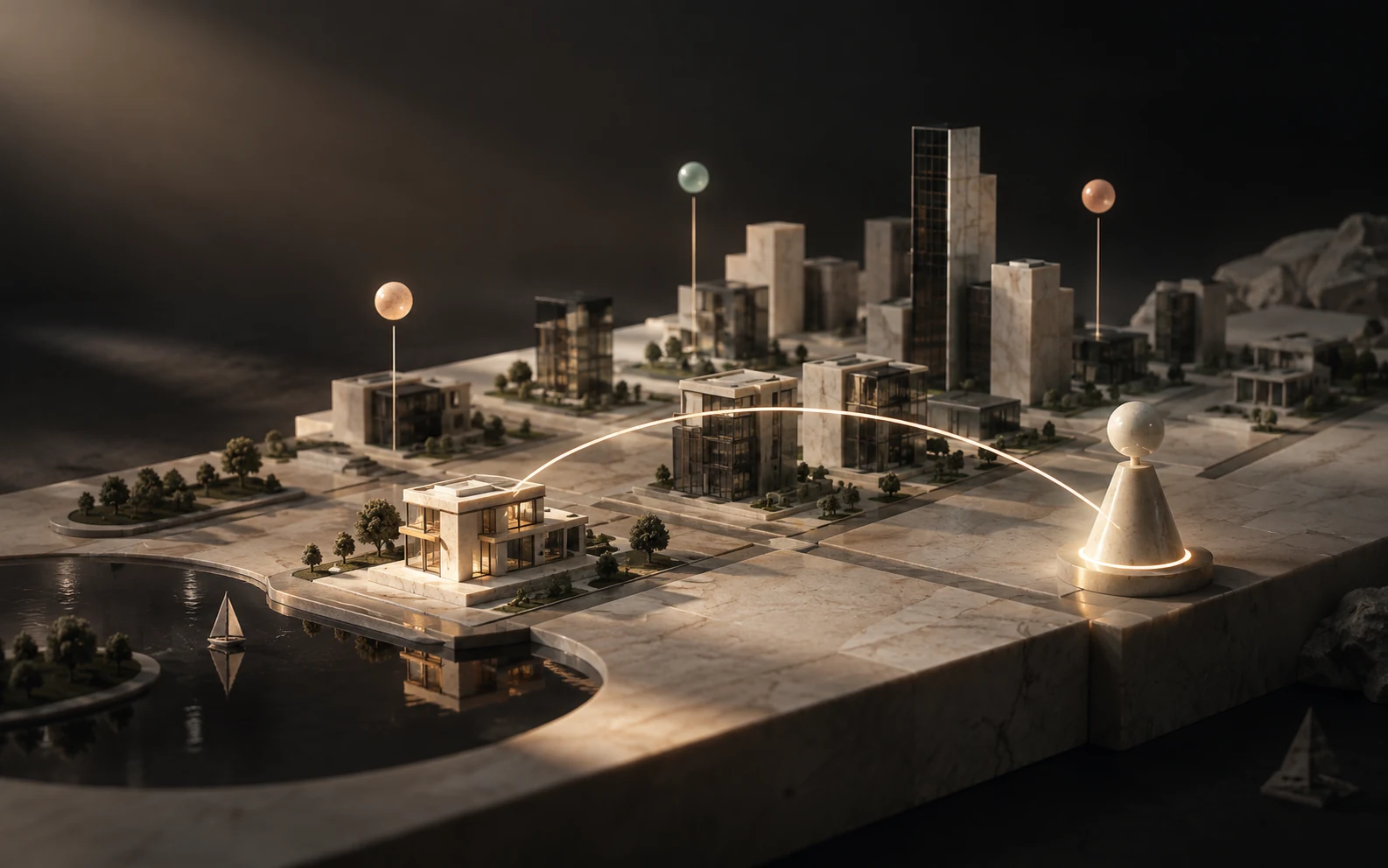Concept artwork for AI Real Estate CRM